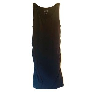 Maternity Shirred Tank Dress - Large